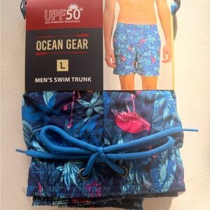 Men's Blue Swim Trunk